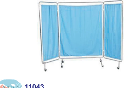 Hospital three-fold screen — catalogue photograph