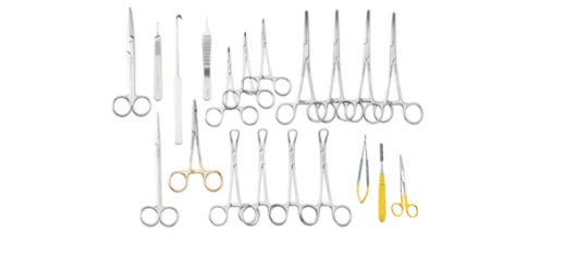TC & general surgical instruments — catalogue photograph